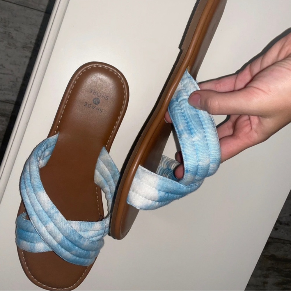 Blue Target Sandals